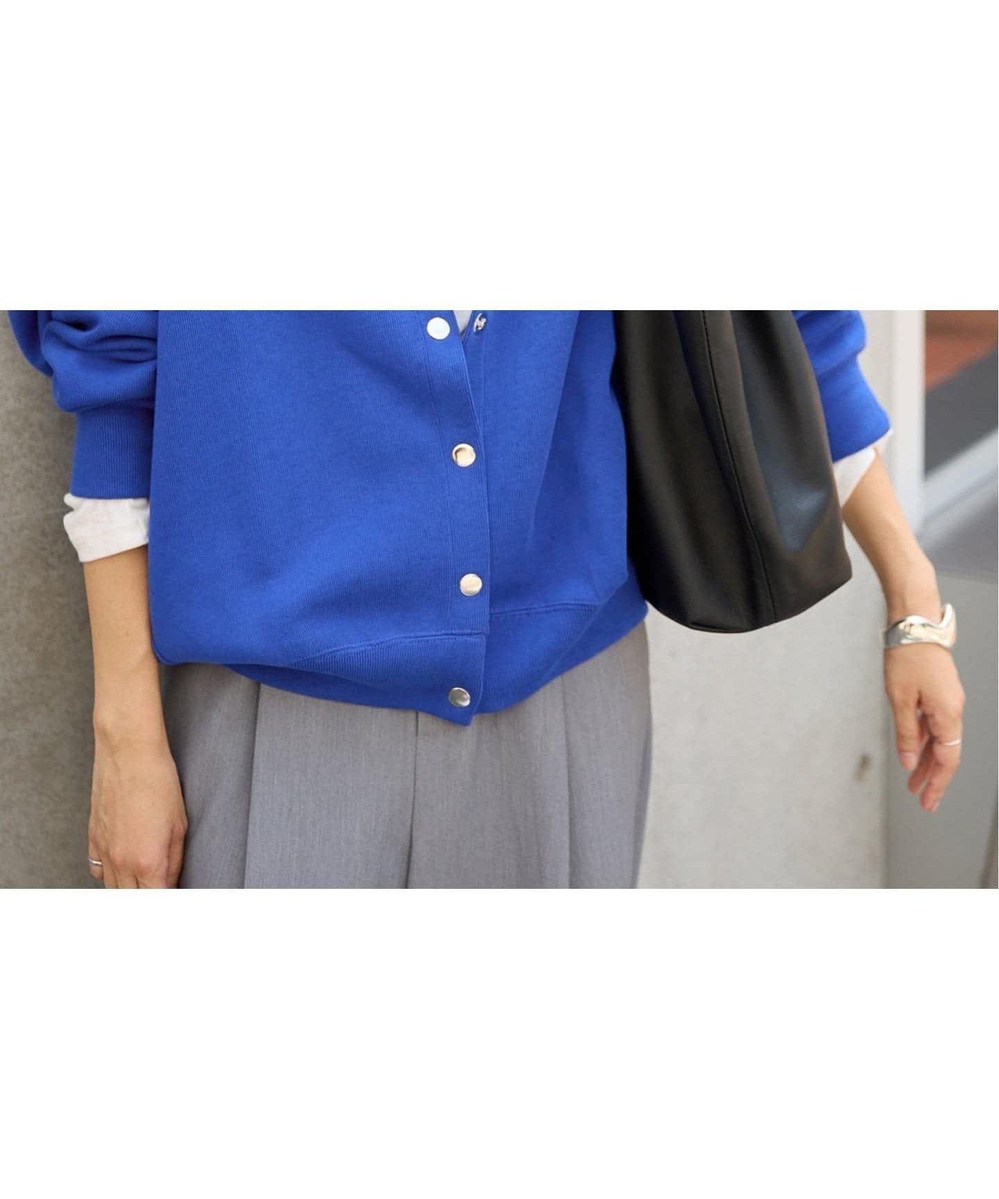 【スローブ イエナ/SLOBE IENA】の《追加 》ダブルフェイスジャージースナップカーディガン インテリア・キッズ・メンズ・レディースファッション・服の通販 founy(ファニー) 　ファッション　Fashion　レディースファッション　Fashion for Women　トップス・カットソー　Cut & Sew Tops　カーディガン・羽織り　Layered Style Cardigans　2025年　2025　2025-2026秋冬・A/W　Autumn/Winter 2025–26 AW25–26　ブルー|ID: prp329100004599791 ipo3291000000033643369