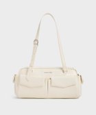 【チャールズ アンド キース/CHARLES & KEITH】のRachel レイチェル イロンゲイテッドマルチポケットショルダーバッグ 人気、トレンドファッション・服の通販 founy(ファニー) ファッション Fashion レディースファッション Fashion for Women バッグ Bags セパレート Separate, Two-Piece フロント Front, Front Design ポケット Pocket, Pocket Detail 今季 This Season, Current Season thumbnail Cream|ID: prp329100004599803 ipo3291000000034111667