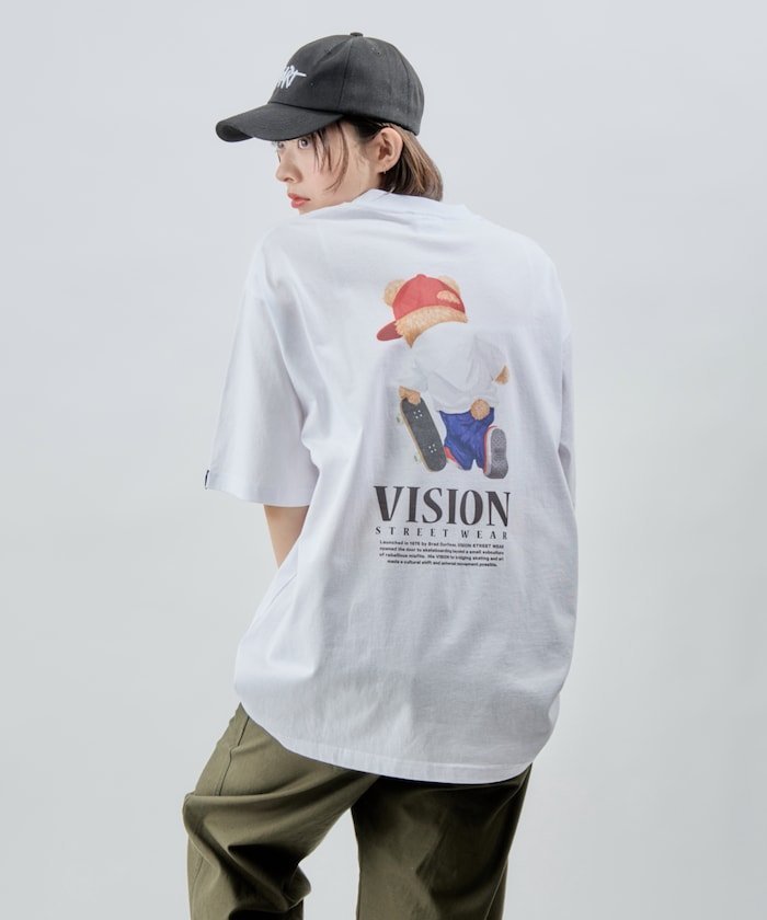 【フリークスストア/FREAK'S STORE】のBear SkateグラフィックプリントTシャツ/プリントT/ユニセックス【限定展開】 25SS インテリア・キッズ・メンズ・レディースファッション・服の通販 founy(ファニー) https://founy.com/ ファッション Fashion レディースファッション Ladies' Fashion Online トップス・カットソー Tops/Tshirt シャツ/ブラウス Shirts/Blouses ロング / Tシャツ T-Shirts 2025年 2025 2025春夏・S/S Ss,Spring/Summer,2025 グラフィック Graphic フロント Front プリント Print ルーズ Loose 夏 Summer S/S・春夏 Ss・Spring/Summer |ID: prp329100004599811 ipo3291000000032698718
