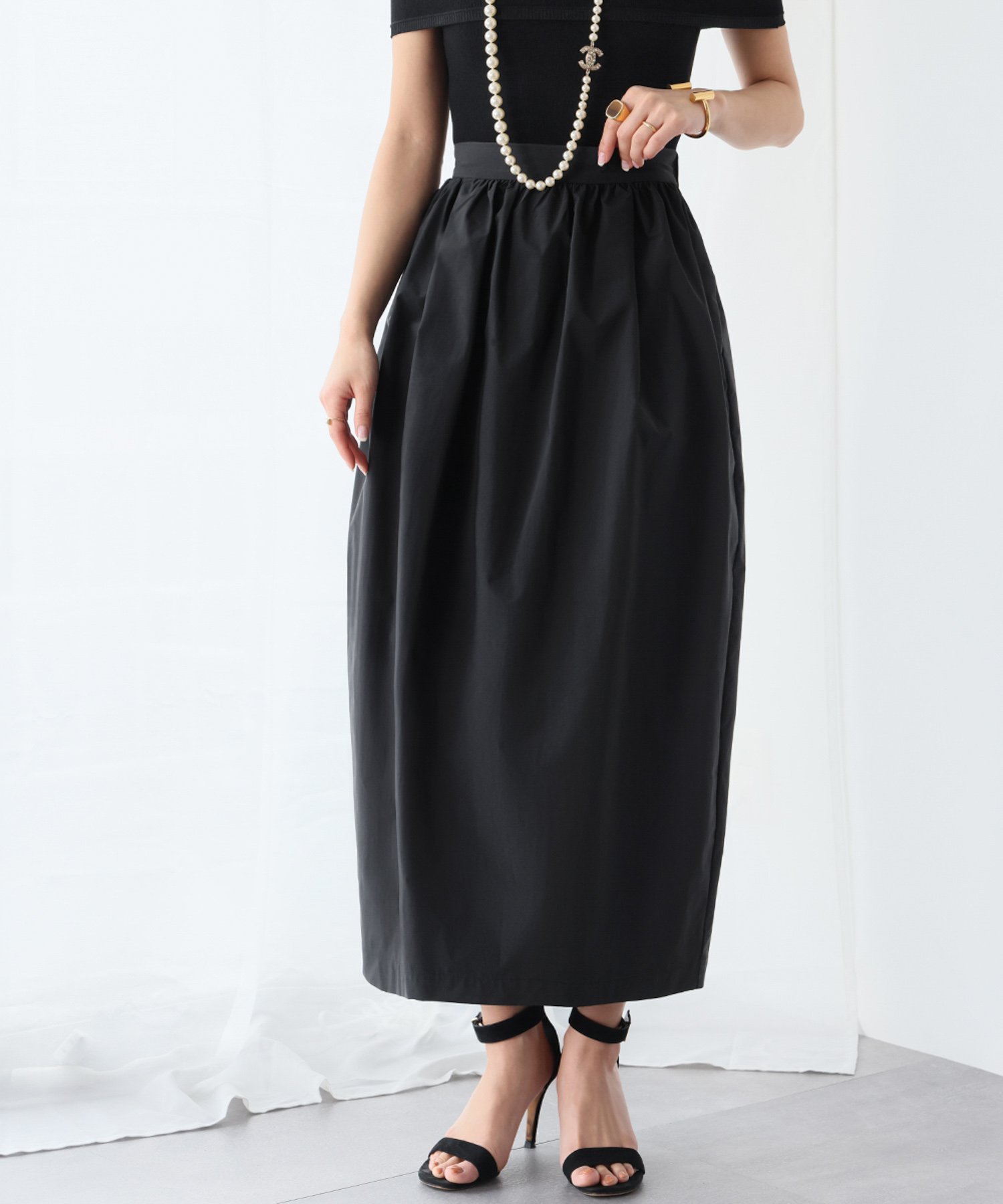 【ガール/GIRL】のバックスリットコクーンスカート インテリア・キッズ・メンズ・レディースファッション・服の通販 founy(ファニー) 　ファッション　Fashion　レディースファッション　Ladies' Fashion Online　スカート　Skirt　バッグ　Bag　おすすめ　Recommend　シンプル　Simple　BK|ID: prp329100004599828 ipo3291000000032698908