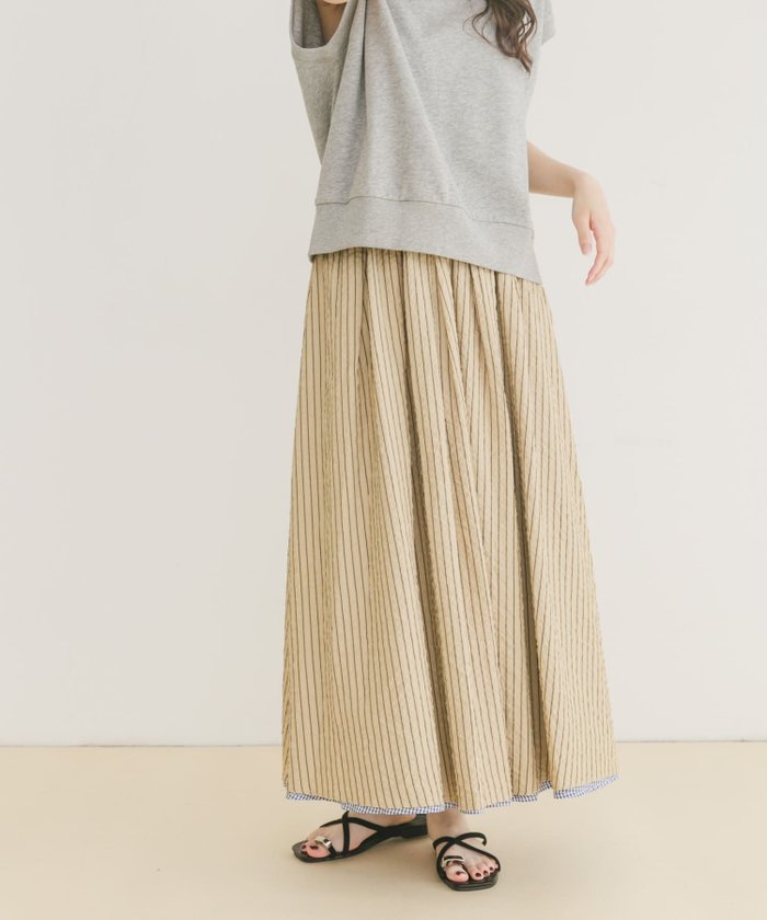 【その他のブランド/Other】のリバーシブルタックスカート インテリア・キッズ・メンズ・レディースファッション・服の通販 founy(ファニー) https://founy.com/ ファッション Fashion レディースファッション Ladies' Fashion Online スカート Skirt 2025年 2025 2025春夏・S/S Ss,Spring/Summer,2025 夏 Summer S/S・春夏 Ss・Spring/Summer |ID: prp329100004599832 ipo3291000000032698926