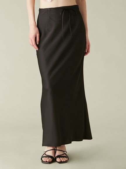 【リリーブラウン/Lily Brown】のバイヤスナロースカート インテリア・キッズ・メンズ・レディースファッション・服の通販 founy(ファニー) https://founy.com/ ファッション Fashion レディースファッション Fashion for Women スカート Skirts とろみ Fluid, Flowy Fabric バイアス Bias, Diagonal Cut リボン Ribbon, Bow |ID: prp329100004599856 ipo3291000000032699127