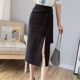 【ミニミニストア/miniministore】のタイトスカート レディース ハイウエスト 人気、トレンドファッション・服の通販 founy(ファニー) ファッション Fashion レディースファッション Fashion for Women スカート Skirts スリット Slit, Slit Detail タイトスカート Pencil Skirt, Tight Skirt ドレープ Drape, Draping Fabric ビジネス 仕事 通勤 Business / Work / Commuting フェミニン Feminine, Girly フロント Front, Front Design ペンシル Pencil, Pencil Skirt ボトム Bottoms, Lower Wear 無地 Plain, Solid Color |ID:prp329100004599861