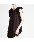 【ティアラ/Tiara】のサイドフリルブラウス 人気、トレンドファッション・服の通販 founy(ファニー) ファッション Fashion レディースファッション Ladies' Fashion Online トップス・カットソー Tops/Tshirt シャツ/ブラウス Shirts/Blouses サテン Satin ドレープ Drape ノースリーブ No Sleeve フリル Frills 夏 Summer thumbnail ブラウン|ID: prp329100004599862 ipo3291000000032699204