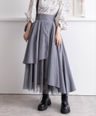 【クリア/clear】のピーチ起毛チュールドッキングアシンメトリースカート 人気、トレンドファッション・服の通販 founy(ファニー) ファッション Fashion レディースファッション Ladies' Fashion Online スカート Skirt おすすめ Recommend チュール Tulle トレンド Trend ドッキング Docking ピーチ Peach フェミニン Feminine フレア Flare thumbnail GY|ID: prp329100004599871 ipo3291000000032699276