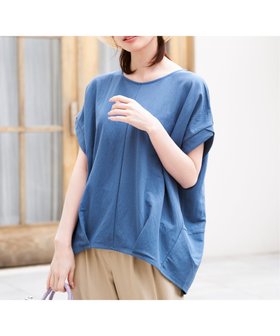 【イッカ/ikka】の冷感鹿の子センターシームタックプルオーバー 人気、トレンドファッション・服の通販 founy(ファニー) ファッション Fashion レディースファッション Fashion for Women トップス・カットソー Cut & Sew Tops カジュアルプルオーバー・ニットトップス Pullovers & Knit Tops / Casual Pullovers カットソー Cut and Sewn Top シンプル Simple, Minimal バランス Balance, Style Balance フロント Front, Front Design モノトーン Monotone, Black and White ビジネス 仕事 通勤 Business / Work / Commuting 夏 Summer 鹿の子 Piqué, Kanoko Fabric |ID:prp329100004599884