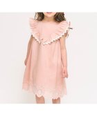 【エフオー オンラインストア/F.O.Online Store / KIDS】のヨークフリルレースワンピース 人気、トレンドファッション・服の通販 founy(ファニー) ファッション Fashion キッズファッション Fashion for Kids ワンピース Dresses エレガント 上品 Elegant レース Lace, Lace Fabric 夏 Summer thumbnail ピンク|ID: prp329100004599895 ipo3291000000033508766