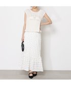 【プロポーション ボディドレッシング/PROPORTION BODY DRESSING】のカットレース切り替えスカート エクリュ×ブラックドット1|ID: prp329100004599898 ipo3291000000032699522