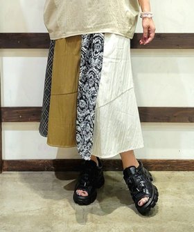 【アクシーズファム/axes femme】のptパッチワークスカート 人気、トレンドファッション・服の通販 founy(ファニー) ファッション Fashion レディースファッション Fashion for Women スカート Skirts おすすめ Recommended / Our Picks スニーカー Sneakers, Trainers パッチワーク Patchwork, Mixed Fabric フェミニン Feminine, Girly 無地 Plain, Solid Color |ID:prp329100004599916