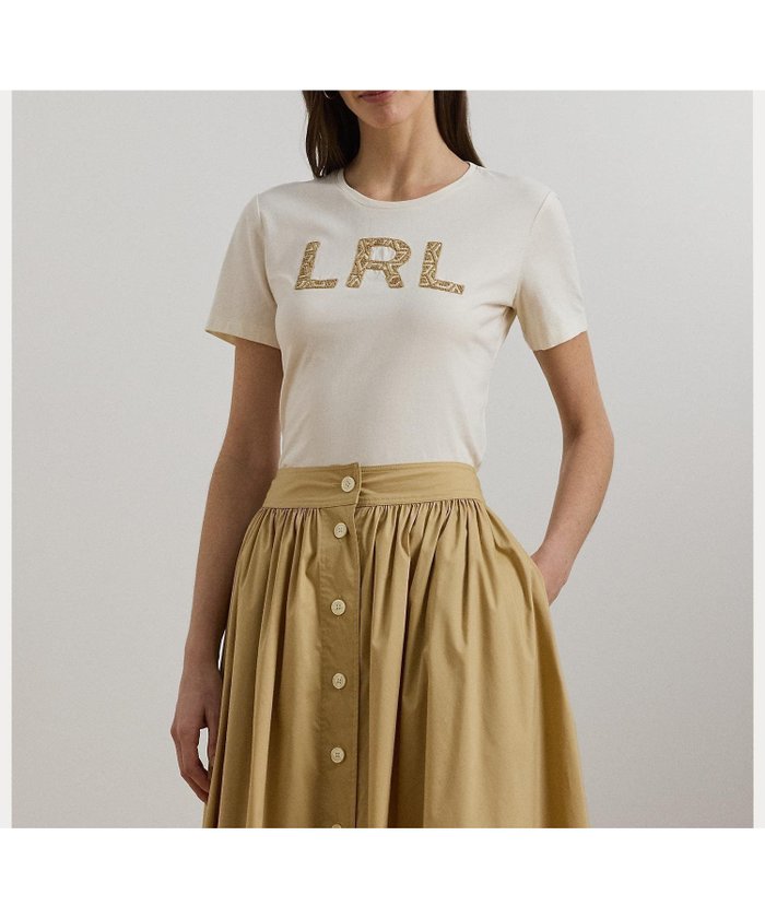 【ラルフローレン/RALPH LAUREN】のフレンチ ノットロゴ コットン ジャージー Tシャツ インテリア・キッズ・メンズ・レディースファッション・服の通販 founy(ファニー) https://founy.com/ ファッション Fashion レディースファッション Ladies' Fashion Online トップス・カットソー Tops/Tshirt シャツ/ブラウス Shirts/Blouses ロング / Tシャツ T-Shirts ジャージー Jersey フィット Fit フレンチ French リラックス Relax 半袖 Short Sleeve |ID: prp329100004599920 ipo3291000000032699655