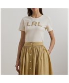 【ラルフローレン/RALPH LAUREN】のフレンチ ノットロゴ コットン ジャージー Tシャツ 101ナチュラル|ID: prp329100004599920 ipo3291000000032699656