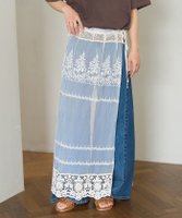 【フリークスストア/FREAK'S STORE】のナイロン レース エプロンスカート/レースラップスカート 人気、トレンドファッション・服の通販 founy(ファニー) ファッション Fashion レディースファッション Ladies' Fashion Online スカート Skirt 2025年 2025 2025春夏・S/S Ss,Spring/Summer,2025 シンプル Simple デニム Denim トレンド Trend ミックス Mix ラップ Wrap レース Race 夏 Summer S/S・春夏 Ss・Spring/Summer |ID:prp329100004599921