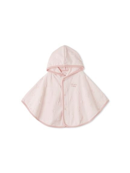 【ジェラート ピケ/gelato pique / KIDS】の【BABY】バリエーションパイルポンチョ インテリア・キッズ・メンズ・レディースファッション・服の通販 founy(ファニー) 　ファッション　Fashion　キッズファッション　Fashion for Kids　PNK[066]|ID: prp329100004599927 ipo3291000000032699691