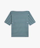 【アニエスベー ファム/agnes b. FEMME】のボーダー コットン 五分袖 Tシャツ Marin グレー系その他|ID: prp329100004599938 ipo3291000000032699793