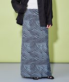 【その他のブランド/Other】のCITEN グラフィカルプリント マキシスカート DK.GRAY|ID: prp329100004599949 ipo3291000000032699895