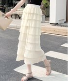 【アミュレット/Amulet】の【Dewlily】ティアードフリルスカート 人気、トレンドファッション・服の通販 founy(ファニー) ファッション Fashion レディースファッション Ladies' Fashion Online スカート Skirt シンプル Simple ティアードスカート Tiered Skirt フリル Frills ロング Long thumbnail クリーム|ID: prp329100004599954 ipo3291000000032699936