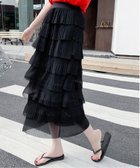 【アミュレット/Amulet】の【Dewlily】ティアードフリルスカート 人気、トレンドファッション・服の通販 founy(ファニー) ファッション Fashion レディースファッション Ladies' Fashion Online スカート Skirt シンプル Simple ティアードスカート Tiered Skirt フリル Frills ロング Long thumbnail ブラック|ID: prp329100004599954 ipo3291000000032699938
