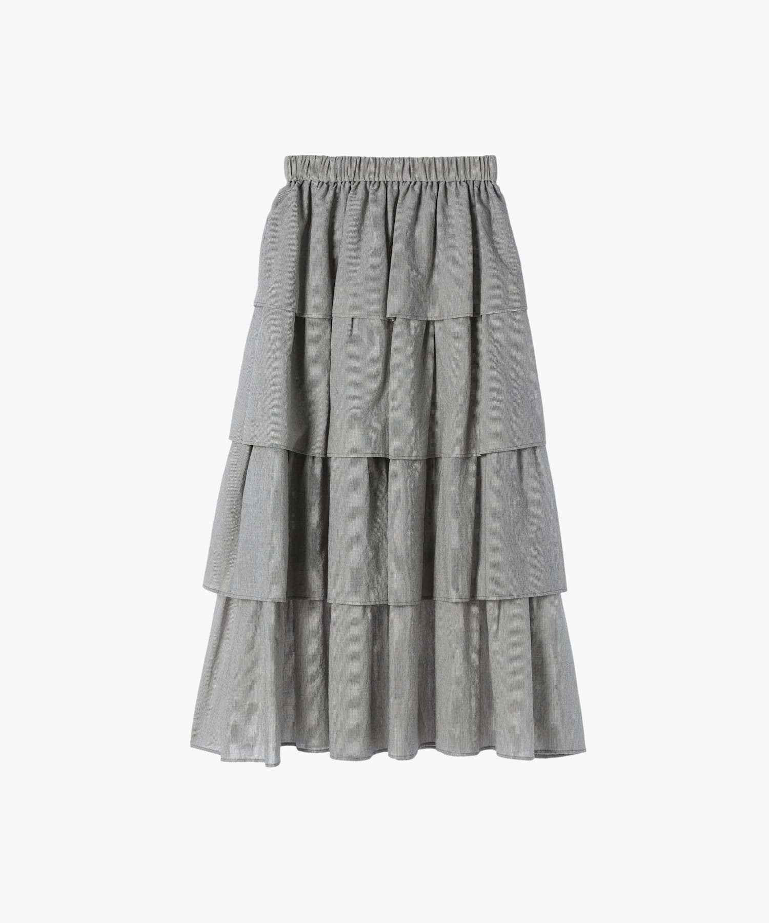【アニエスベー ファム/agnes b. FEMME】のフォーフレアティアードスカート 人気、トレンドファッション・服の通販 founy(ファニー) 　ファッション　Fashion　レディースファッション　Fashion for Women　スカート　Skirts　ティアードスカート　Tiered Skirts　シンプル　Simple, Minimal　ティアードスカート　Tiered Skirt, Flounced Skirt　フレア　Flare, Flared　リラックス　Relax, Relaxed Fit　無地　Plain, Solid Color　 other-1|ID: prp329100004599963 ipo3291000000032700026