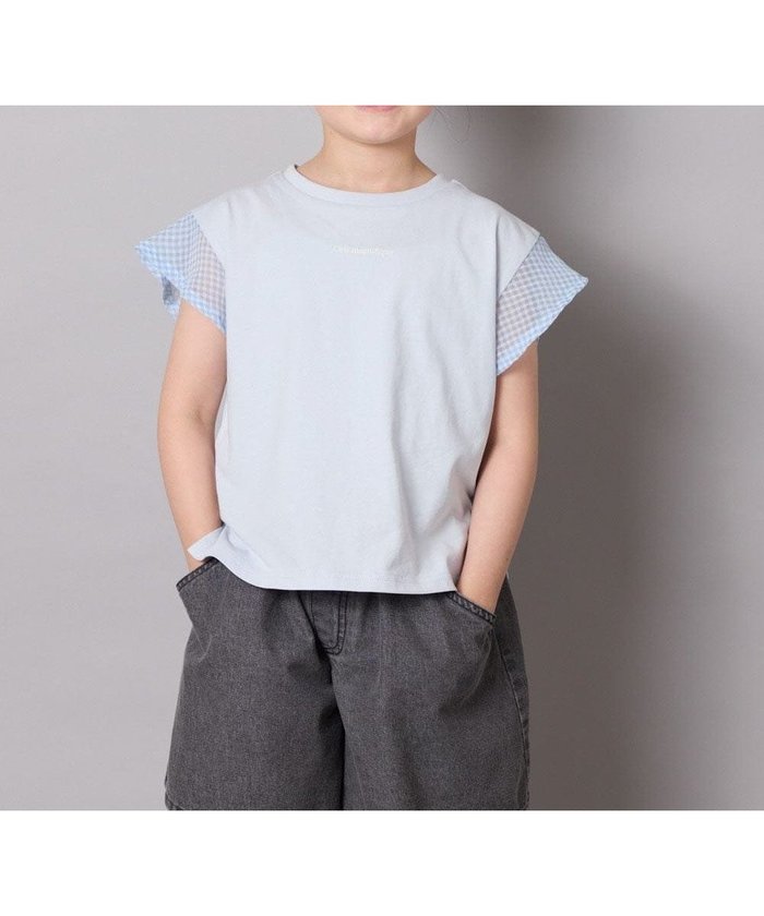 【アー ヴェー ヴェー/a.v.v / KIDS】の【接触冷感/ジメジメ対策】 100-160 シアーギンガムフレアスリーブTシャツ インテリア・キッズ・メンズ・レディースファッション・服の通販 founy(ファニー) https://founy.com/ ファッション Fashion キッズファッション Fashion for Kids インナー Innerwear ギンガム Gingham, Gingham Fabric クール Cool, Chic ショート Short, Short Length シンプル Simple, Minimal 定番 Standard, Basic Item 人気 Popular, Best Seller フリル Frill, Ruffle ボトム Bottoms, Lower Wear ラベンダー Lavender ワイド Wide, Wide Fit 再入荷 Restock / Back in Stock おすすめ Recommended / Our Picks 夏 Summer エレガント 上品 Elegant |ID: prp329100004599967 ipo3291000000032700041