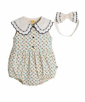 【モイモルン/moimoln / KIDS】の【2点セット】メイリーカバーオール ヘアバンド 人気、トレンドファッション・服の通販 founy(ファニー) ファッション Fashion キッズファッション KIDS Children’s Clothing おすすめ Recommend フラワー Flower |ID:prp329100004599974