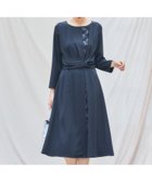【ドレス/DRESS+】のパーティードレス ワンピース 袖付き 結婚式 フォーマル ネイビー|ID: prp329100004599985 ipo3291000000033079813