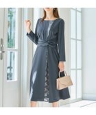 【ドレス/DRESS+】のパーティードレス ワンピース 袖付き 結婚式 フォーマル チャコール|ID: prp329100004599985 ipo3291000000033079815