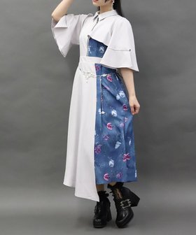 【アクシーズファム/axes femme】のランブルフィッシュワンピース 人気、トレンドファッション・服の通販 founy(ファニー) ファッション Fashion レディースファッション Ladies' Fashion Online ワンピース Dress おすすめ Recommend クール Cool フレア Flare プリント Print |ID:prp329100004599989