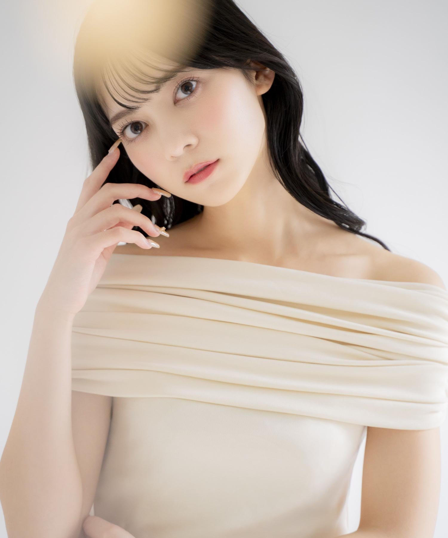 【ノエラ/Noela】のオフショルドレープカットソー インテリア・キッズ・メンズ・レディースファッション・服の通販 founy(ファニー) 　ファッション　Fashion　レディースファッション　Ladies' Fashion Online　トップス・カットソー　Tops/Tshirt　カットソー　Cut and Sewn　シアー　Sheer　ドレープ　Drape　フェミニン　Feminine　ポケット　Pocket　オフホワイト|ID: prp329100004600001 ipo3291000000032700312