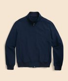 【ブルックス ブラザーズ/Brooks Brothers / MEN】のポリエステル/ウール シアサッカー ボマージャケット ネイビー|ID: prp329100004600054 ipo3291000000032700751
