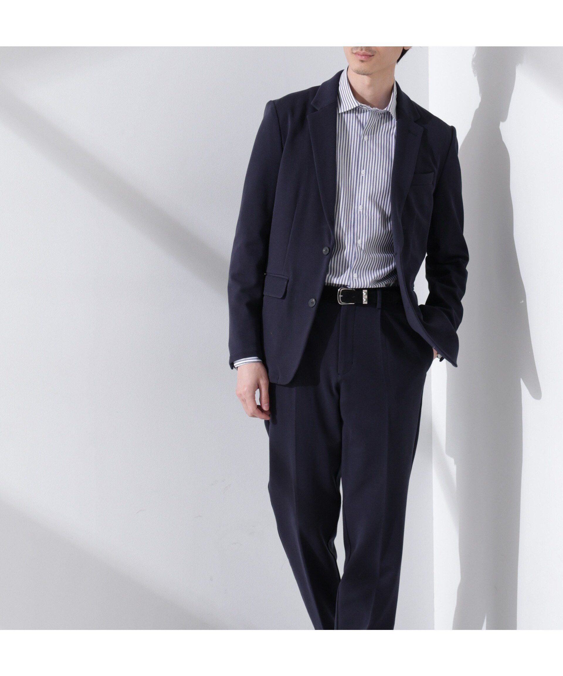 【ナノ ユニバース/nano universe / MEN】の「Damerino」ストレッチカノコセットアップ インテリア・キッズ・メンズ・レディースファッション・服の通販 founy(ファニー) 　ファッション　Fashion　メンズファッション　Men's Style Online　セットアップ　Setup/Men　イタリア　Italy　カッティング　Cutting　クラシック　Classic　シューズ　Shoes　ストレッチ　Stretch　スマート　Smart　スーツ　Suit　セットアップ　Set Up　タートルネック　Turtleneck　定番　Standard　フィット　Fit　フロント　Front　ベーシック　Basic　おすすめ　Recommend　エレガント 上品　Elegant　2025年　2025　2025春夏・S/S　Ss,Spring/Summer,2025　ネイビー|ID: prp329100004600088 ipo3291000000032700987