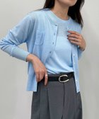 【その他のブランド/Other】のリネン混ポケ付きカーディガン サックスブルー|ID: prp329100004600089 ipo3291000000032700990