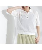 【ナノ ユニバース/nano universe】のシアーミラノリブニットポロ 人気、トレンドファッション・服の通販 founy(ファニー) ファッション Fashion レディースファッション Fashion for Women トップス・カットソー Cut & Sew Tops ニット Knit Tops & Sweaters ウォッシャブル Machine Washable コンパクト Compact, Small Size 今季 This Season, Current Season シンプル Simple, Minimal トレンド Trend, Trending Now ネックレス Necklace, Pendant Necklace フォルム Silhouette, Form ミラノリブ Milano Rib, Milano Stitch リネン Linen, Linen Fabric ロング Long, Long-Length おすすめ Recommended / Our Picks エレガント 上品 Elegant 2025年 2025 2025春夏・S/S Spring/Summer 2025 SS25 thumbnail ホワイト|ID: prp329100004600101 ipo3291000000033627499