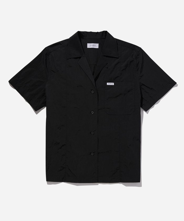 【サタデイズ ニューヨークシティ/SATURDAYS NYC】のDani Nylon Camp Collar Shirt インテリア・キッズ・メンズ・レディースファッション・服の通販 founy(ファニー) https://founy.com/ ファッション Fashion レディースファッション Ladies' Fashion Online トップス・カットソー Tops/Tshirt シャツ/ブラウス Shirts/Blouses おすすめ Recommend セットアップ Set Up リラックス Relax 半袖 Short Sleeve 定番 Standard |ID: prp329100004600103 ipo3291000000032701060