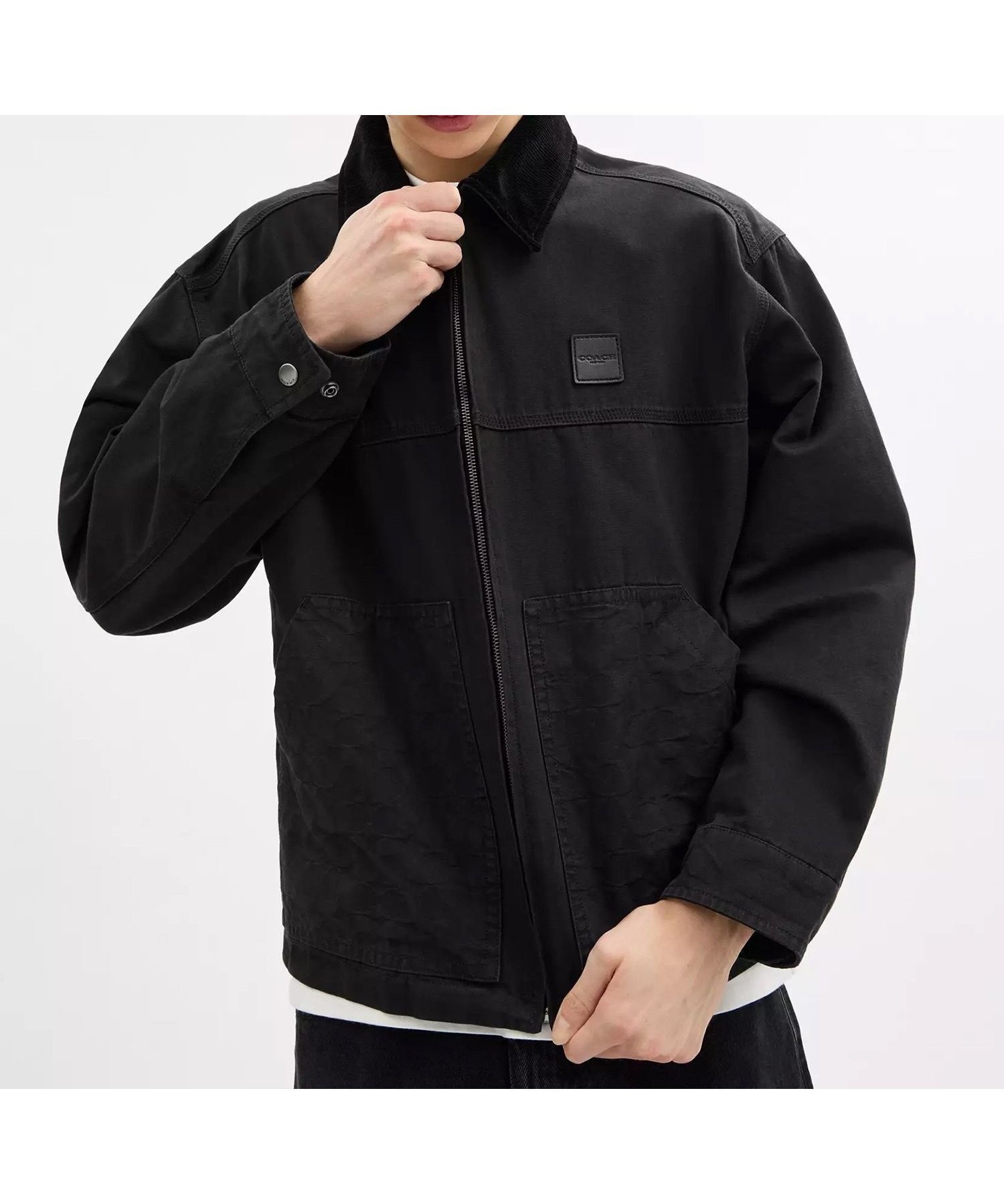 【その他のブランド/Other】の【公式】ワーク ジャケット インテリア・キッズ・メンズ・レディースファッション・服の通販 founy(ファニー) 　ファッション　Fashion　メンズファッション　Men's Style Online　ジップ　Zip　ジャケット　Jacket　スリーブ　Sleeve　トリミング　Trimming　フロント　Front　ポケット　Pocket　メンズ　Mens　ワーク　Work　洗える　Washable　BLACK|ID: prp329100004600110 ipo3291000000032701098