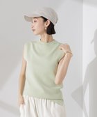 【ナノ ユニバース/nano universe】の洗濯機洗い可UVカット接触冷感ノースリーブニット グリーン|ID: prp329100004600120 ipo3291000000032701171