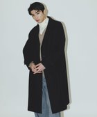【ナノ ユニバース/nano universe / MEN】のウールカシミヤ二重織りメルトンダブルブレスコート ネイビー|ID: prp329100004600122 ipo3291000000032701201