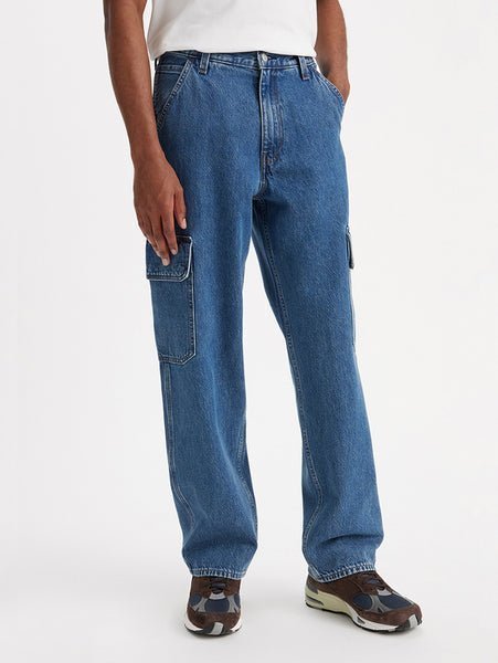 【リーバイス/Levis / MEN】の568(TM) ルーズストレート カーゴ ブルー インテリア・キッズ・メンズ・レディースファッション・服の通販 founy(ファニー) https://founy.com/ ファッション Fashion メンズファッション Men's Style Online ストレート Straight ポケット Pocket ルーズ Loose |ID: prp329100004600129 ipo3291000000032701252