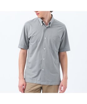 【マッキントッシュ フィロソフィー/MACKINTOSH PHILOSOPHY / MEN】の【WEB 一部店舗限定】トロッター オックス/ストライプ スクエアボタンダウン半袖シャツ 人気、トレンドファッション・服の通販 founy(ファニー) ファッション Fashion メンズファッション Men's Style Online オックス Ox 春 Spring コレクション Collection 吸水 Water Absorption シェイプ Shape シンプル Simple ジャージー Jersey スクエア Square ストライプ Stripe ストレッチ Stretch 半袖 Short Sleeve おすすめ Recommend 夏 Summer |ID:prp329100004600149