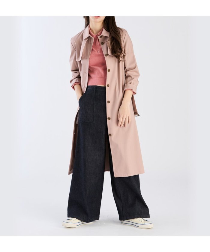 【アニエスベー ファム/agnes b. FEMME】のベーシックツイルトレンチコート インテリア・キッズ・メンズ・レディースファッション・服の通販 founy(ファニー) https://founy.com/ ファッション Fashion レディースファッション Ladies' Fashion Online アウター Coat Outerwear コート Coats トレンチコート Trench Coats クラシカル Classical シンプル Simple デニム Denim フェミニン Feminine エレガント 上品 Elegant ビジネス 仕事 通勤 Business |ID: prp329100004600179 ipo3291000000032701617