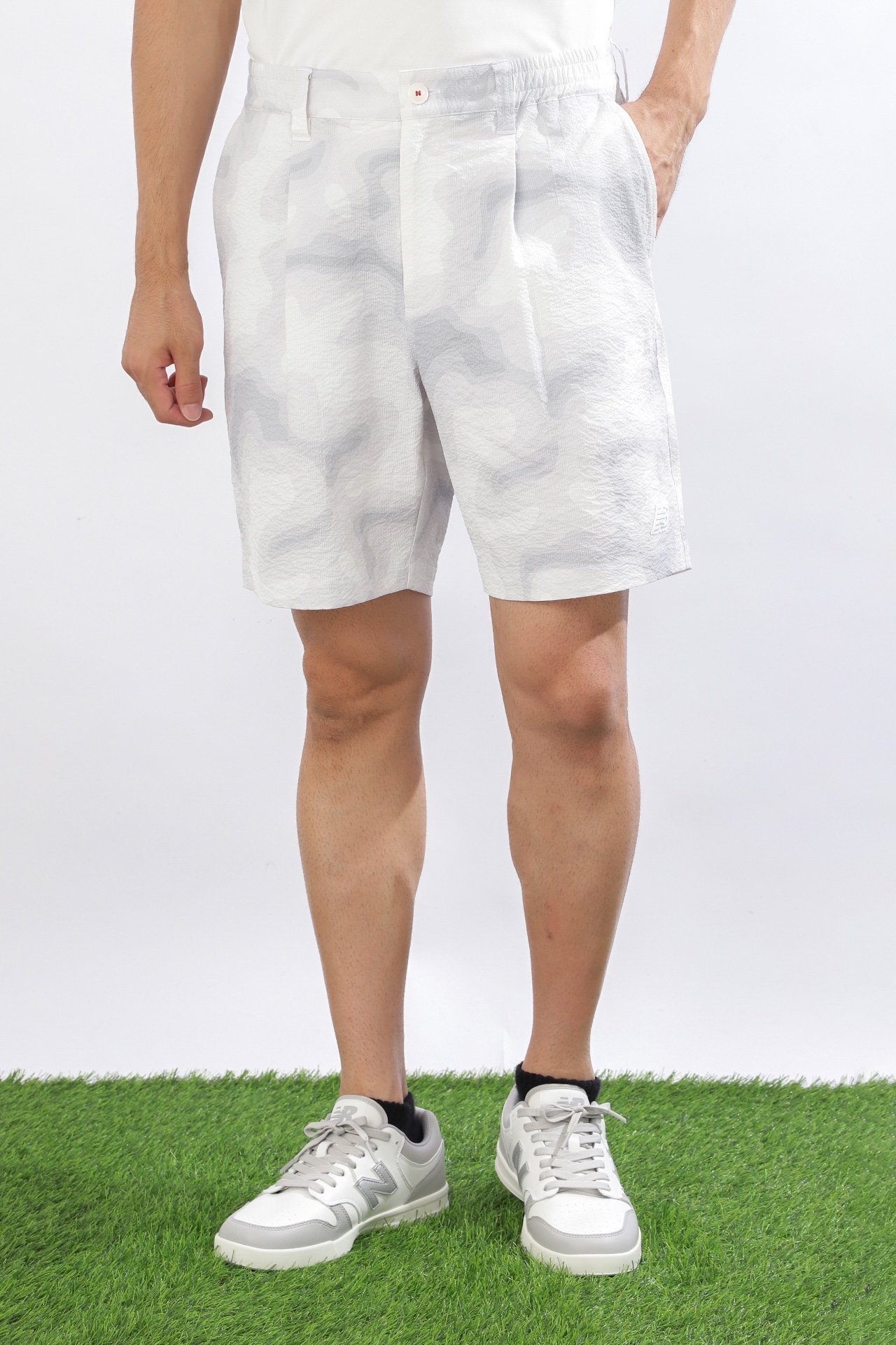 【その他のブランド/Other】のリラックス ショートパンツ (MENS) インテリア・キッズ・メンズ・レディースファッション・服の通販 founy(ファニー) 　ファッション　Fashion　メンズファッション　Men's Style Online　ボトムス　Bottoms/Men　ハーフ / ショートパンツ　Short Pants　サッカー　Soccer　ショート　Short　ストレッチ　Stretch　セットアップ　Set Up　ポロシャツ　Polo Shirt　モダン　Modern　ラウンド　Round　リラックス　Relax　グレー3|ID: prp329100004600196 ipo3291000000032701745