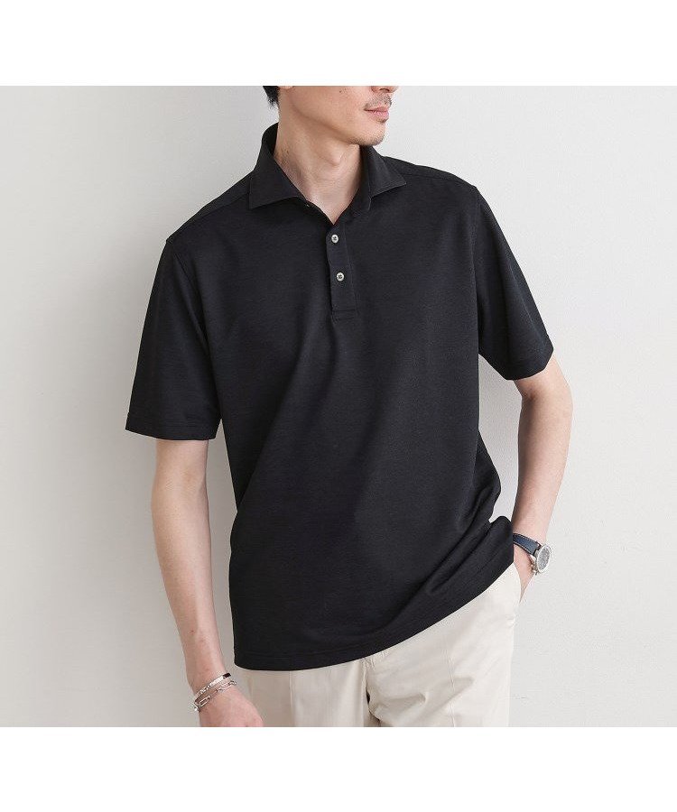 【タケオキクチ/TAKEO KIKUCHI / MEN】のドライカノコ ポロシャツ インテリア・キッズ・メンズ・レディースファッション・服の通販 founy(ファニー) 　ファッション　Fashion　メンズファッション　Men's Style Online　インナー　Inner　エレガント 上品　Elegant　ジャケット　Jacket　スタイリッシュ　Stylish　ドレス　Dress　パターン　Pattern　ポロシャツ　Polo Shirt　メッシュ　Mesh　夏　Summer　鹿の子　Pique　ネイビー|ID: prp329100004600203 ipo3291000000032701776