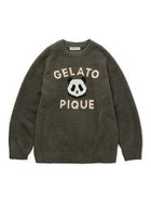 【ジェラートピケ オム/GELATO PIQUE HOMME / MEN】の【HOMME】パウダーパンダジャガードプルオーバー GRY[006]|ID: prp329100004600218 ipo3291000000032701867