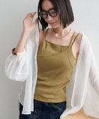 【ディスコート/Discoat】のカップ付レイヤードキャミソール 人気、トレンドファッション・服の通販 founy(ファニー) ファッション Fashion レディースファッション Ladies' Fashion Online トップス・カットソー Tops/Tshirt キャミソール / ノースリーブ No Sleeves キャミ Cami キャミソール Camisole thumbnail カーキ|ID: prp329100004600225 ipo3291000000032701920