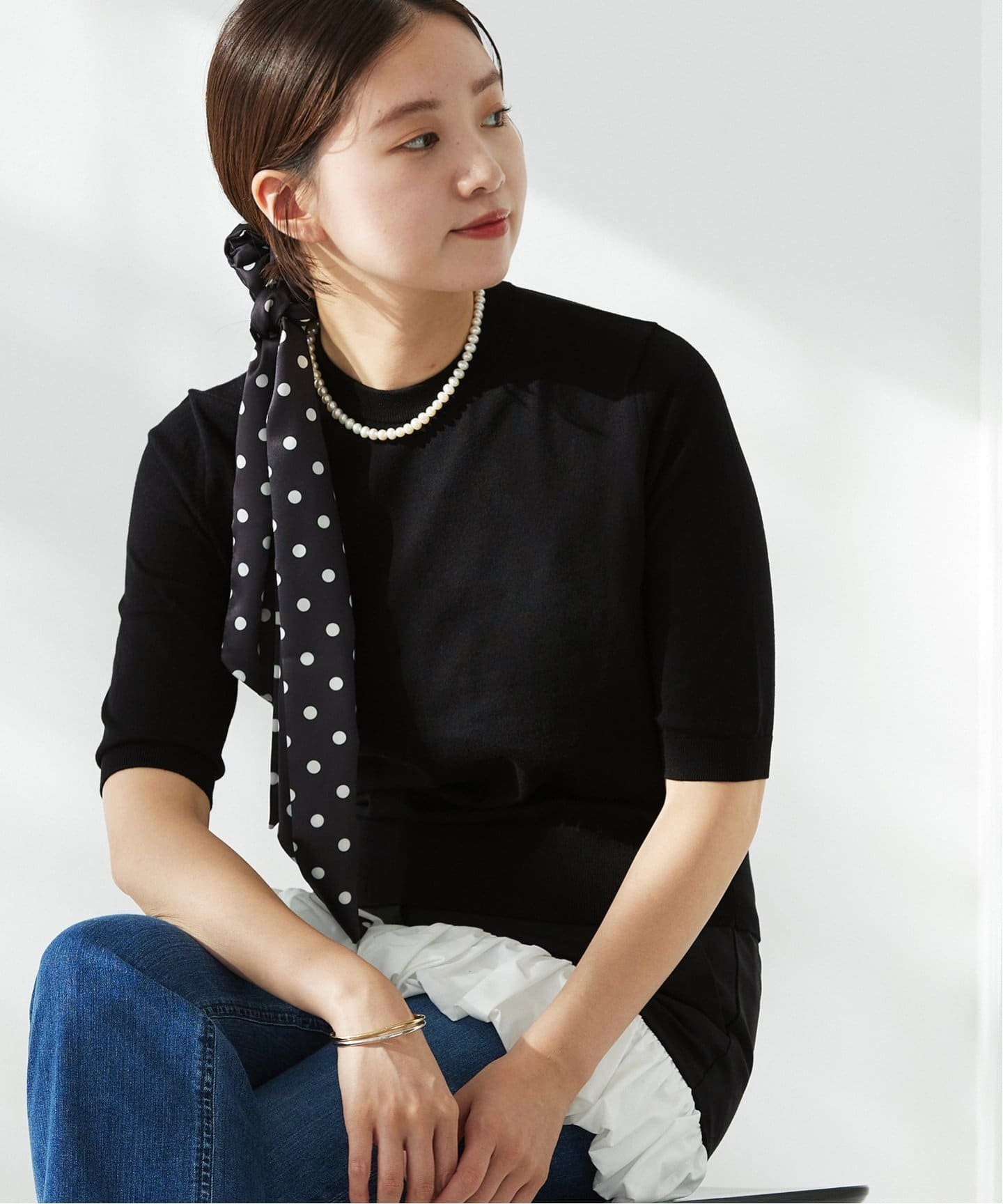 【イエナ/IENA】の《追加》PARIGI 半袖プルオーバー インテリア・キッズ・メンズ・レディースファッション・服の通販 founy(ファニー) 　ファッション　Fashion　レディースファッション　Ladies' Fashion Online　トップス・カットソー　Tops/Tshirt　プルオーバー　Pullover　2025年　2025　2025春夏・S/S　Ss,Spring/Summer,2025　半袖　Short Sleeve　ブラック|ID: prp329100004600234 ipo3291000000032701960