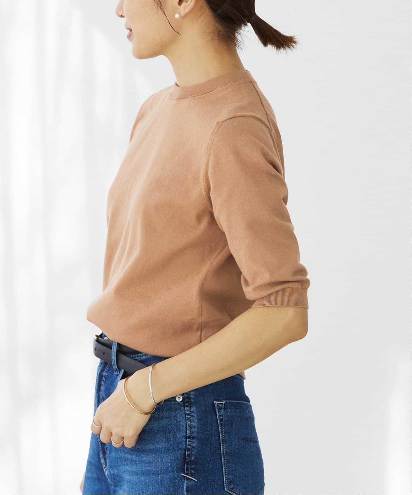【イエナ/IENA】の《追加》PARIGI 半袖プルオーバー インテリア・キッズ・メンズ・レディースファッション・服の通販 founy(ファニー) 　ファッション　Fashion　レディースファッション　Ladies' Fashion Online　トップス・カットソー　Tops/Tshirt　プルオーバー　Pullover　2025年　2025　2025春夏・S/S　Ss,Spring/Summer,2025　半袖　Short Sleeve　ベージュ|ID: prp329100004600234 ipo3291000000032701961