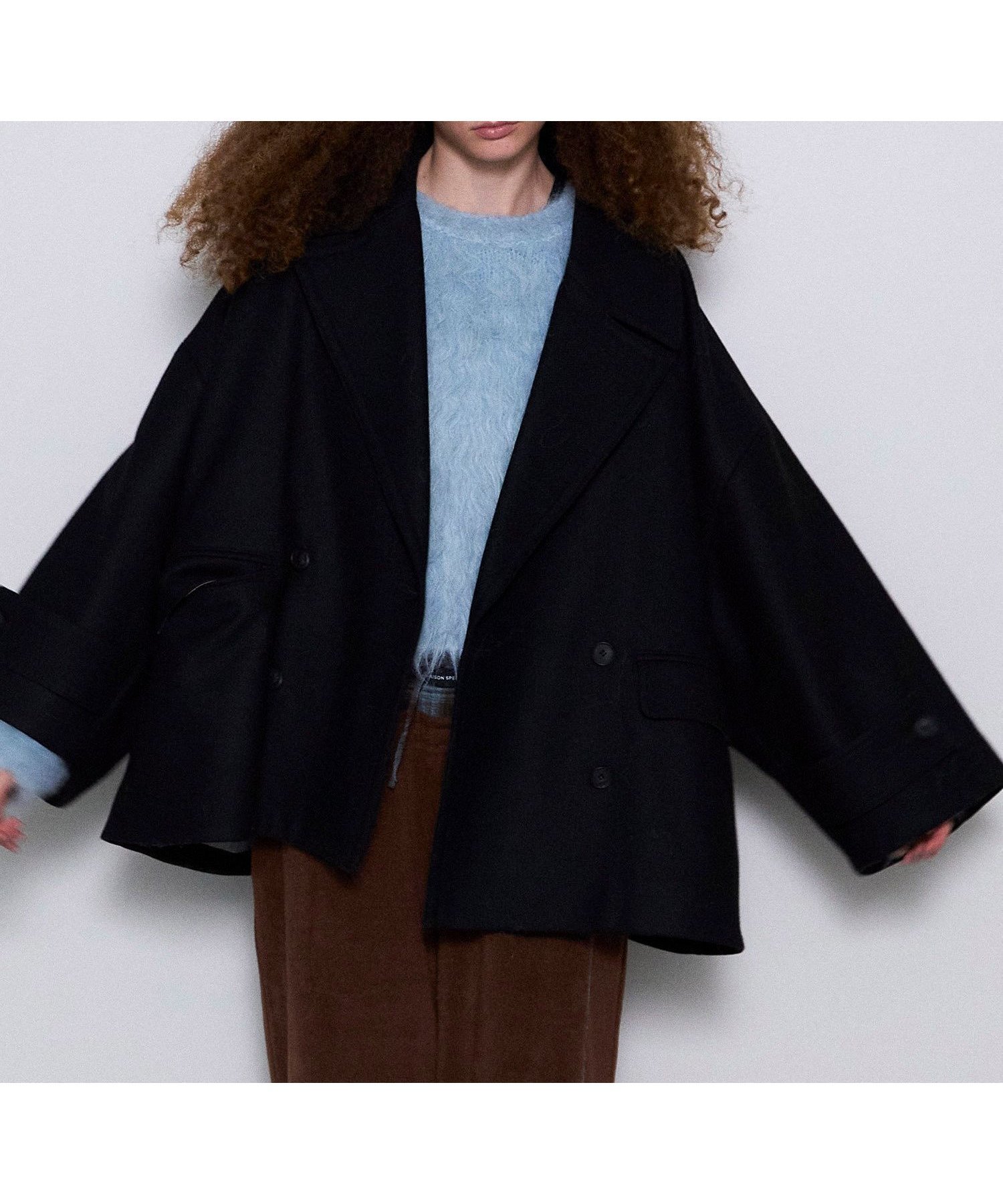 【メゾンスペシャル/MAISON SPECIAL】のPoncho Coat インテリア・キッズ・メンズ・レディースファッション・服の通販 founy(ファニー) 　ファッション　Fashion　レディースファッション　Ladies' Fashion Online　アウター　Coat Outerwear　コート　Coats　イタリア　Italy　カシミヤ　Cashmere　トレンド　Trend　ポンチョ　Poncho　ミドル　Middle　エレガント 上品　Elegant　BLK|ID: prp329100004600236 ipo3291000000032701972
