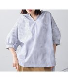 【バブ ブージュルード/Bab Bou Jeloud】のバックギャザーシャツブラウス 人気、トレンドファッション・服の通販 founy(ファニー) ファッション Fashion レディースファッション Ladies' Fashion Online トップス・カットソー Tops/Tshirt シャツ/ブラウス Shirts/Blouses バッグ Bag シンプル Simple スタンド Stand ストライプ Stripe 再入荷 Restock/Back In Stock/Re Arrival 無地 Plain Color thumbnail A|ID: prp329100004600240 ipo3291000000032701995