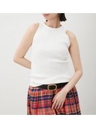 【ミラオーウェン/Mila Owen】のシルク混クルーネックアメスリニットタンク WHT[001]|ID: prp329100004600245 ipo3291000000033503890