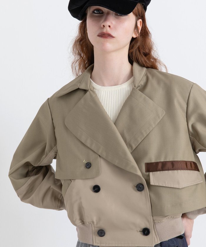【アウラアイラ/AULA AILA】のTRENCH MA-1 インテリア・キッズ・メンズ・レディースファッション・服の通販 founy(ファニー) https://founy.com/ ファッション Fashion レディースファッション Fashion for Women アウター Coat / Outerwear Collection MA-1ジャケット MA-1 Bomber Jackets / Flight Jackets 冬 Winter / This Winter トレンチ Trench, Trench Coat A/W・秋冬 Autumn/Winter |ID: prp329100004600283 ipo3291000000032702446