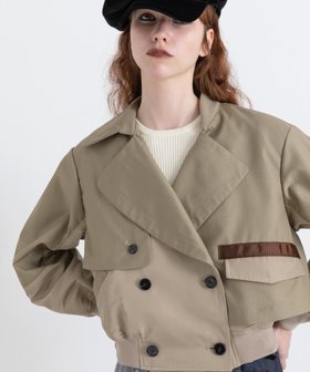 【アウラアイラ/AULA AILA】のTRENCH MA-1 人気、トレンドファッション・服の通販 founy(ファニー) ファッション Fashion レディースファッション Fashion for Women アウター Coat / Outerwear Collection MA-1ジャケット MA-1 Bomber Jackets / Flight Jackets 冬 Winter / This Winter トレンチ Trench, Trench Coat A/W・秋冬 Autumn/Winter |ID:prp329100004600283